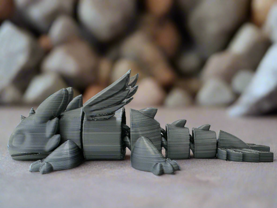 Articulated Toothless - Black & White