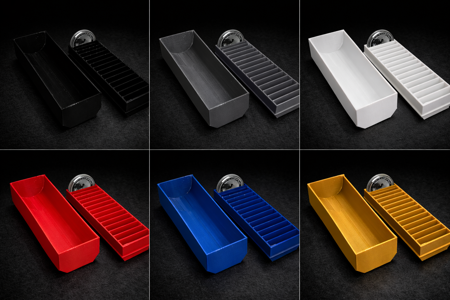 Dealer Grade 20 Coin Storage Container – 1 oz Silver Round Storage