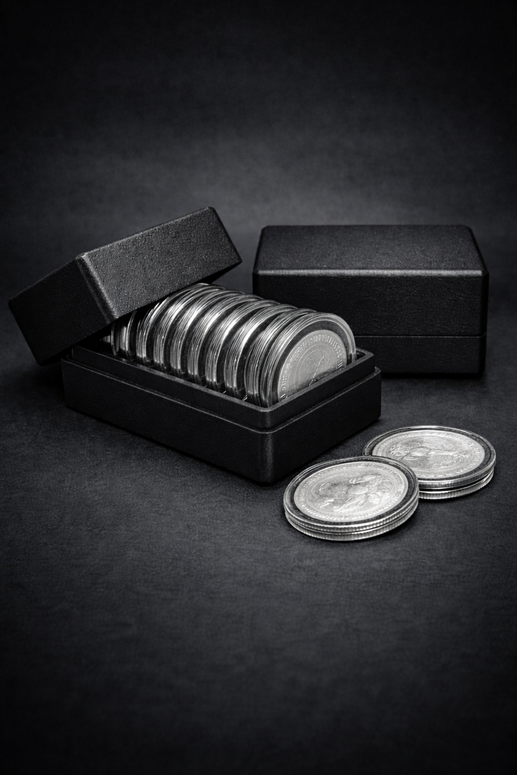 Dealer Grade 10-Coin Storage Box w/ Lid – 1 oz Compatible