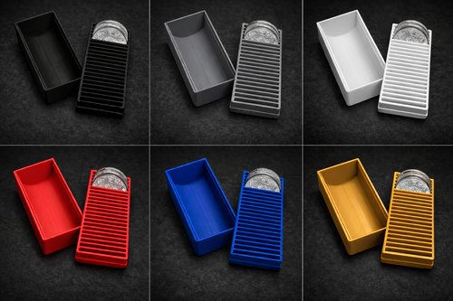 25 Coin Silver Round Storage Container – 1 oz Compatible