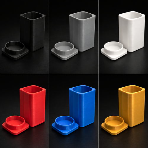 Coin Tube Storage Tube w/ Lid – 1 oz Compatible