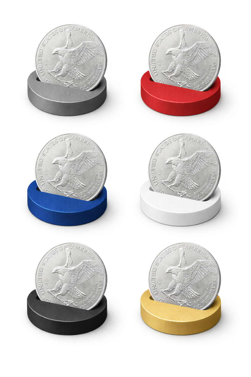 American Silver Eagle Coin Display Stand – Bulk Collector Pack