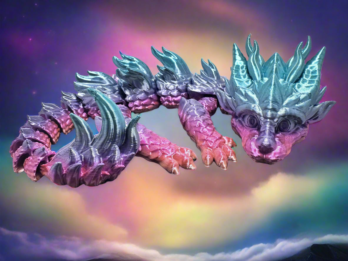 Rainbow Silk Dragon – One of a Kind